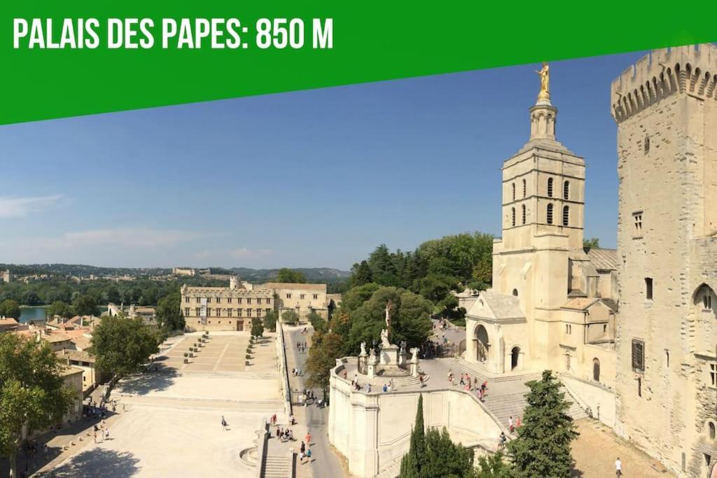Les Brunes - Wi-Fi - Centre Ville - Proche Theatres Avignon Buitenkant foto